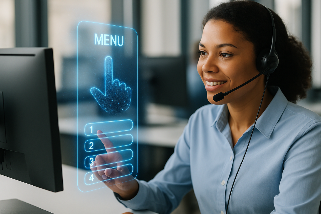 Nyomógombos menü támogatása