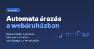 Automata árazás webáruházban – ÁrMester árazási grafikon