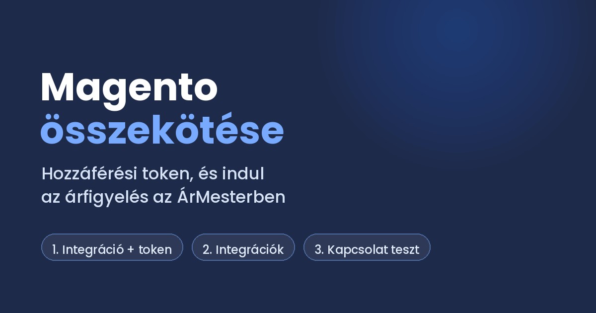 Magento összekötése az ÁrMesterrel – blogbejegyzés kiemelt képe